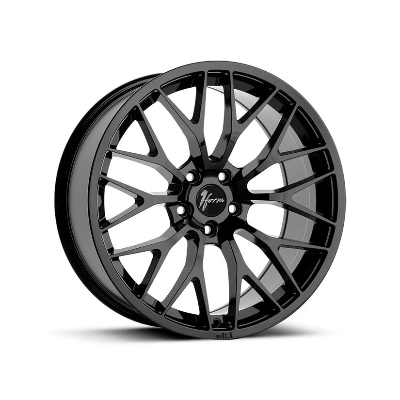 1Form Edition.1 (EDT.1) Alloy Wheel 18x9.5 ET40 5x120 Gloss Black 72.6mm CB
