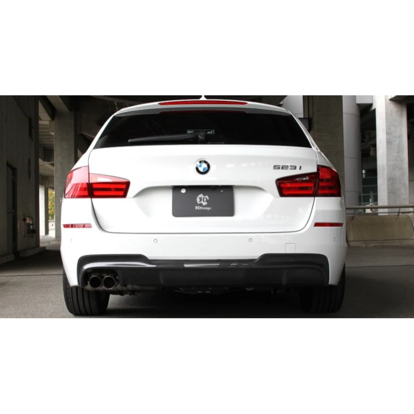 3Ddesign Double Tip Rear Diffuser BMW 5 Series F10 F11 M-Sport - Image 2