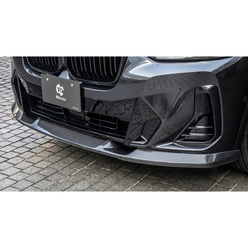 3Ddesign Front Splitter Carbon Fibre BMW X3 X4 G01 02 LCI M-Sport - Image 2
