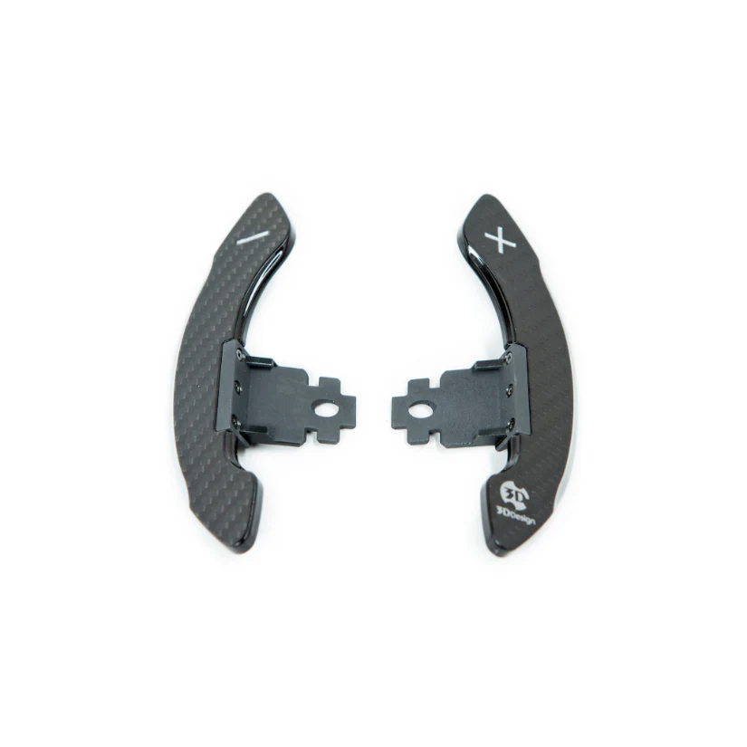3Ddesign Paddle Shifter Carbon Fibre Silver MINI FXX - Image 5