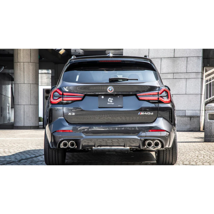 3Ddesign Rear Diffuser BMW X3 G01 LCI M-Sport - Image 6