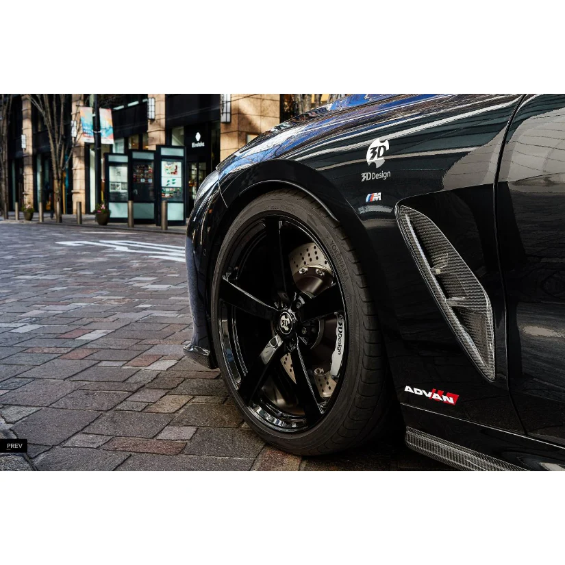3Ddesign Side Vents Set Carbon Fibre BMW 8 Series G16 G15 G14