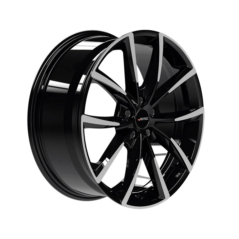 AUTEC Astana Alloy Wheel 17x7 ET51 5x100 Black Polished 57.1mm CB - Image 2