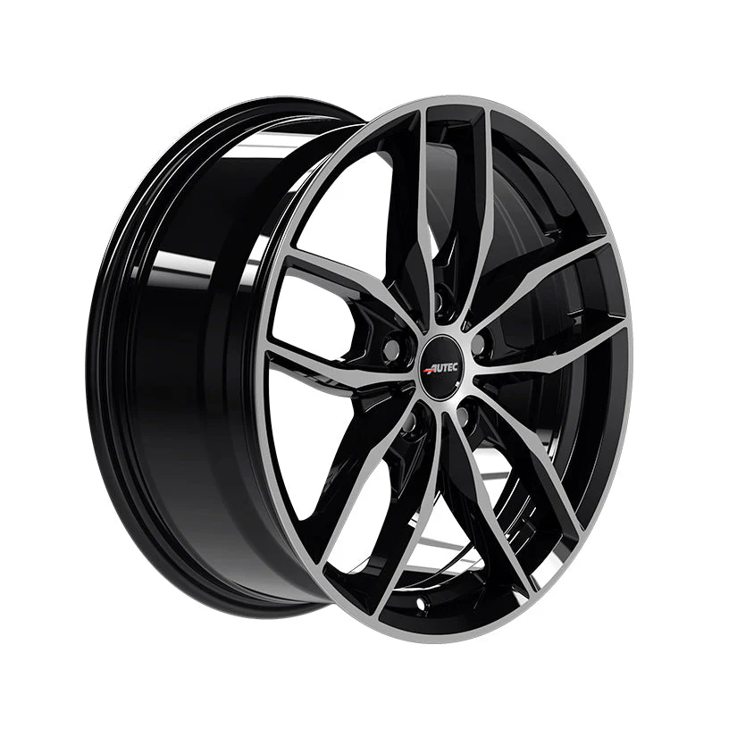 AUTEC Bavaris Alloy Wheel 16x6.5 ET22 5x112 Black Polished 66.6mm CB - Image 2
