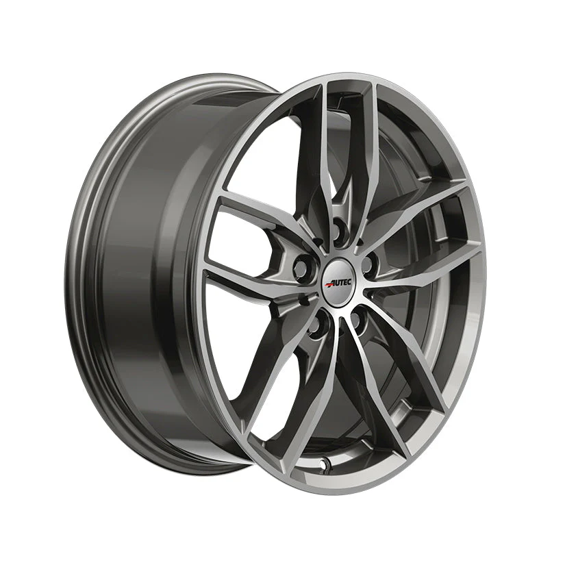 AUTEC Bavaris Alloy Wheel 16x7 ET47 5x112 Titanium Silver Polished 66.6mm CB - Image 2