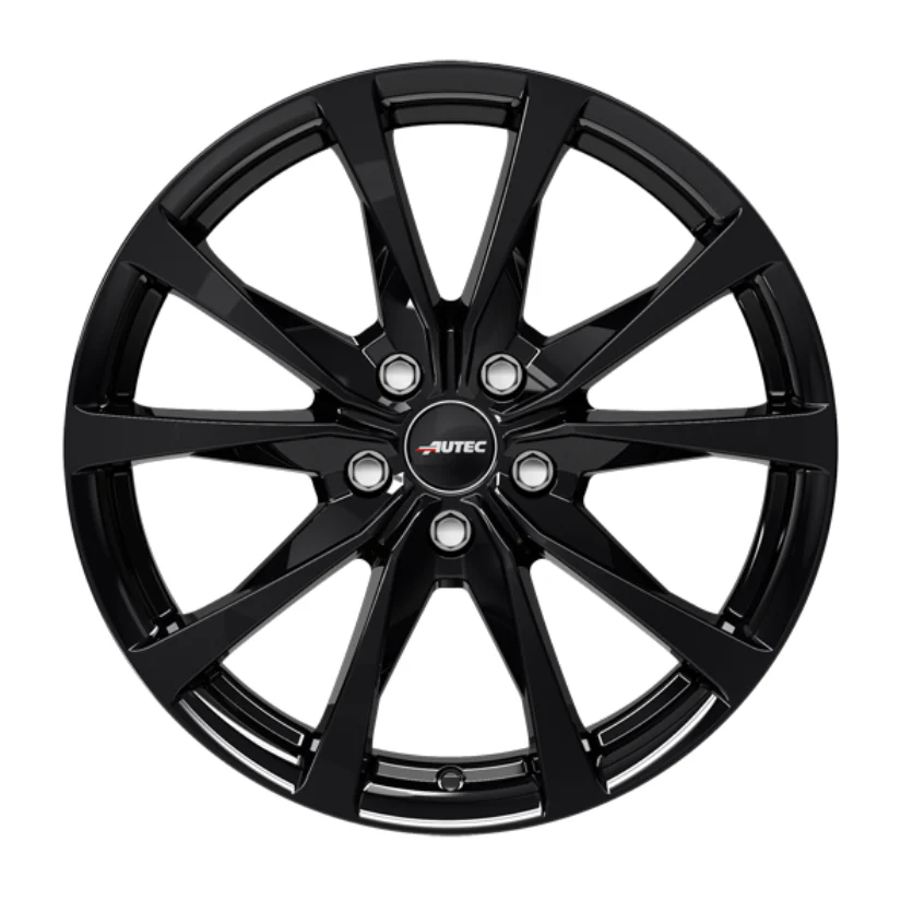 AUTEC Brixen Alloy Wheel 17x7 ET35 5x114 Black 66.1mm CB - Image 2