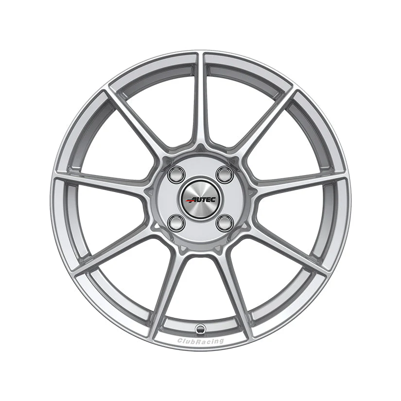 AUTEC ClubRacing Alloy Wheel 17x7.5 ET20 4x108 Hyper Silver 65.1mm CB - Image 3