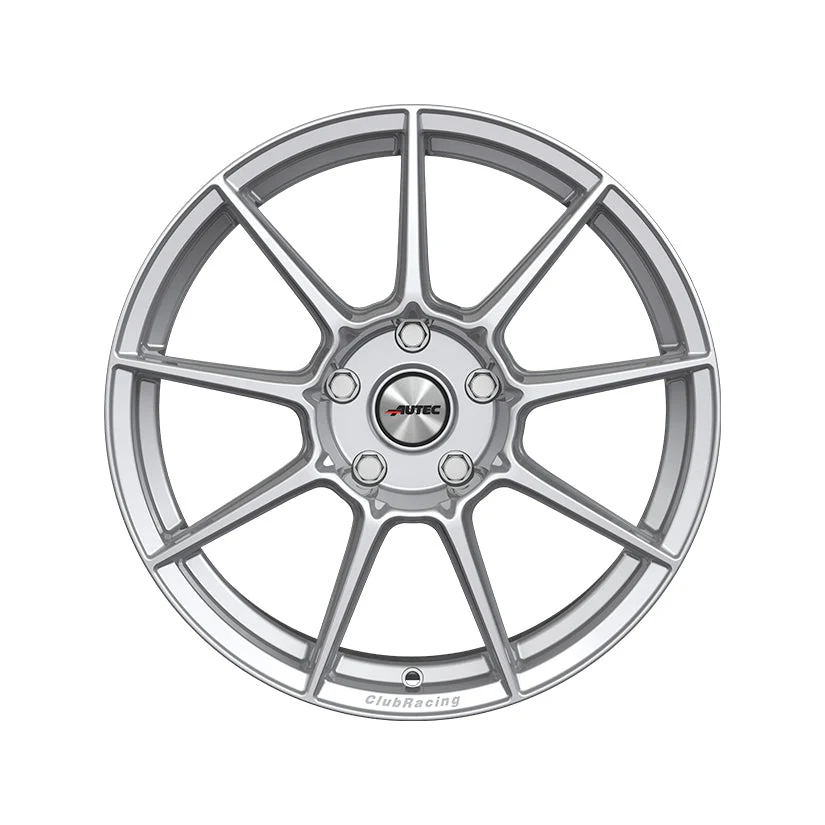 AUTEC ClubRacing Alloy Wheel 19x8.5 ET45 5x112 Hyper Silver 70mm CB - Image 3