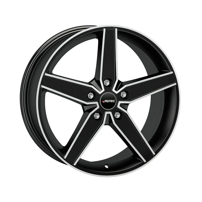 AUTEC Delano Alloy Wheel 20x8.5 ET48 5x112 Black Matt Polished 70mm CB