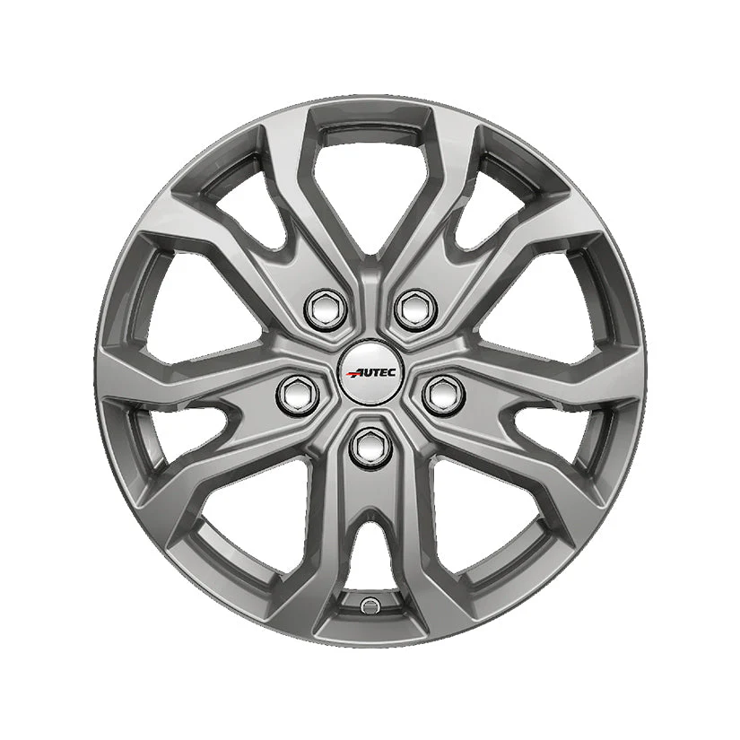 AUTEC Kiso Alloy Wheel 16x6.5 ET60 5x120 Titanium Silver 65.1mm CB - Image 3