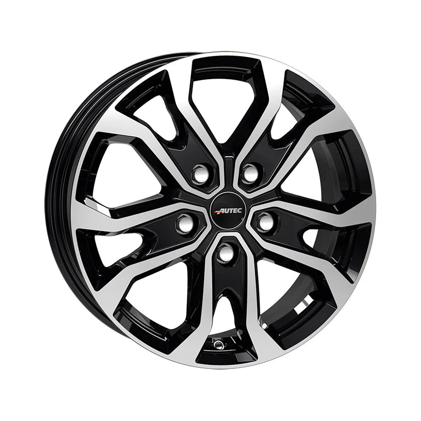 AUTEC Kiso Alloy Wheel 18x7.5 ET58 5x130 Black Polished 78.1mm CB