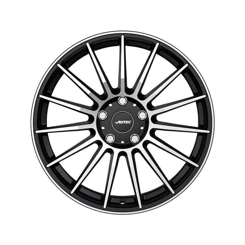 AUTEC Lamera Alloy Wheel 19x8 ET38 5x114 Black Matt Polished 70mm CB - Image 3