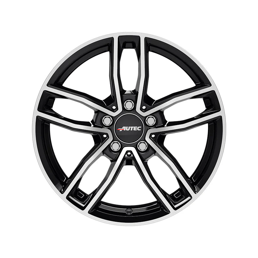 AUTEC Mercador Alloy Wheel 19x8 ET38 5x112 Black Polished 66.5mm CB - Image 3