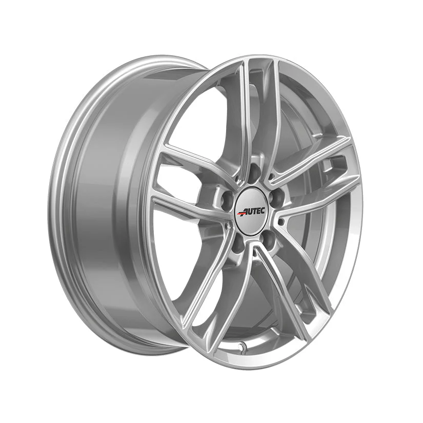 AUTEC Mercador Alloy Wheel 19x8 ET38 5x112 Brilliant Silver 66.5mm CB - Image 2