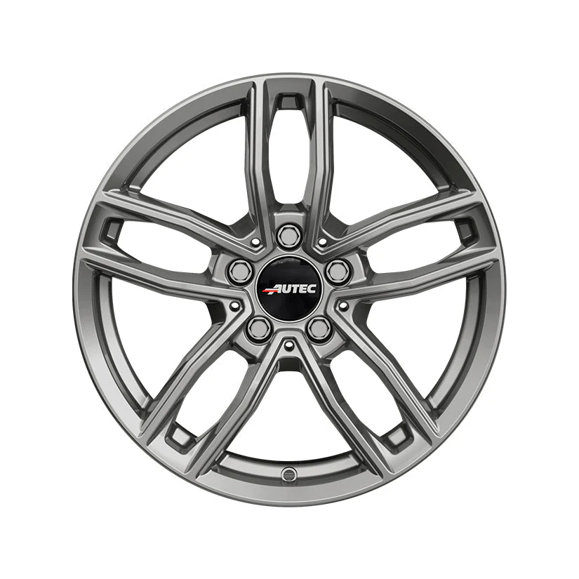 AUTEC Mercador Alloy Wheel 19x8 ET40 5x112 Titanium Silver 66.5mm CB - Image 3