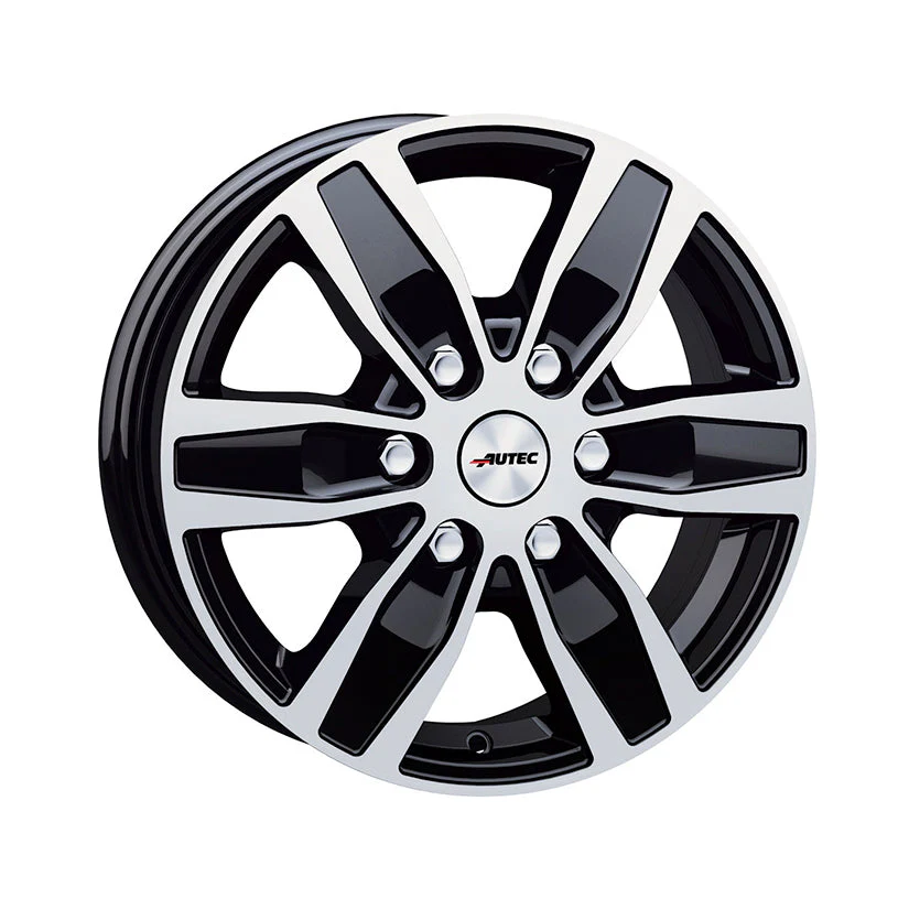 AUTEC Quantro Alloy Wheel 16x6.5 ET56 6x139 Black Polished 92.4mm CB