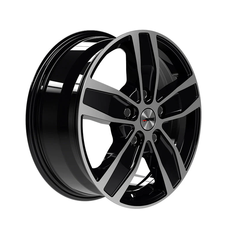 AUTEC Quantro Alloy Wheel 18x7.5 ET45 5x160 Black Polished 65.1mm CB - Image 2