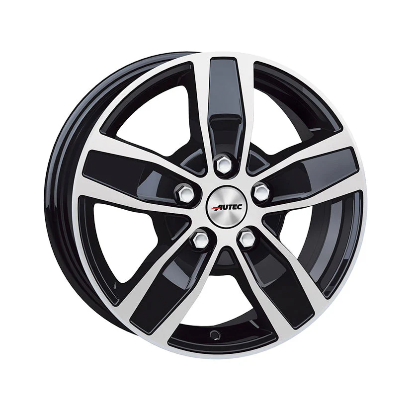 AUTEC Quantro Alloy Wheel 18x7.5 ET62 5x130 Black Polished 89mm CB
