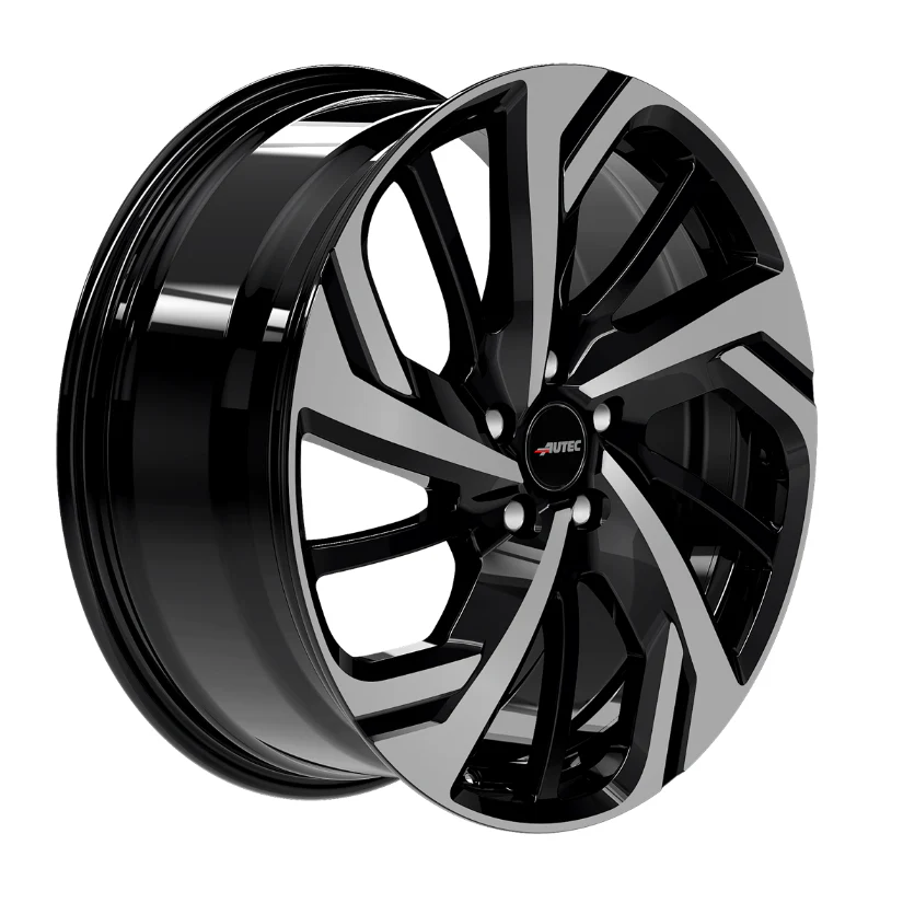 AUTEC Rixon Alloy Wheel 18x9 ET58 5x112 Black Polished 66.5mm CB - Image 3