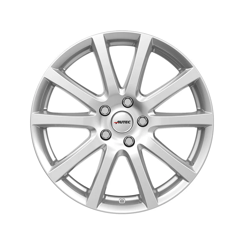 AUTEC Skandic ECE Alloy Wheel 15x6 ET43 5x112 Brilliant Silver 57.1mm CB - Image 3