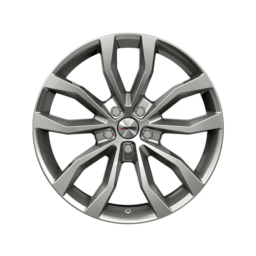 AUTEC Uteca Alloy Wheel 22x9.5 ET40 5x112 Titanium Silver 66.6mm CB - Image 3