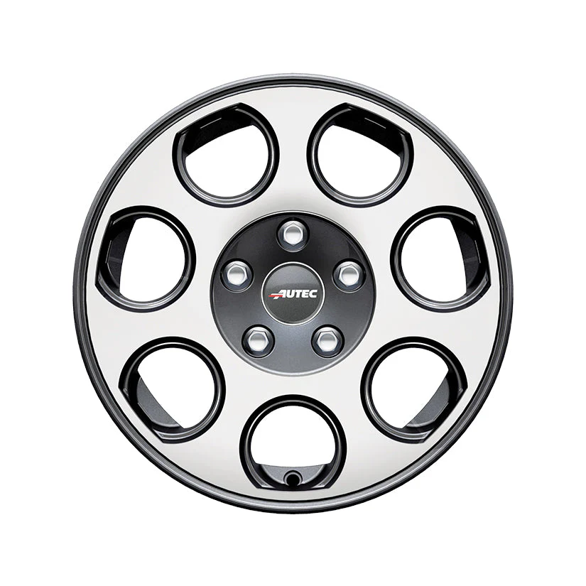 AUTEC Yuna Alloy Wheel 15x6 ET30 5x112 Graphite Polished 66.6mm CB - Image 2