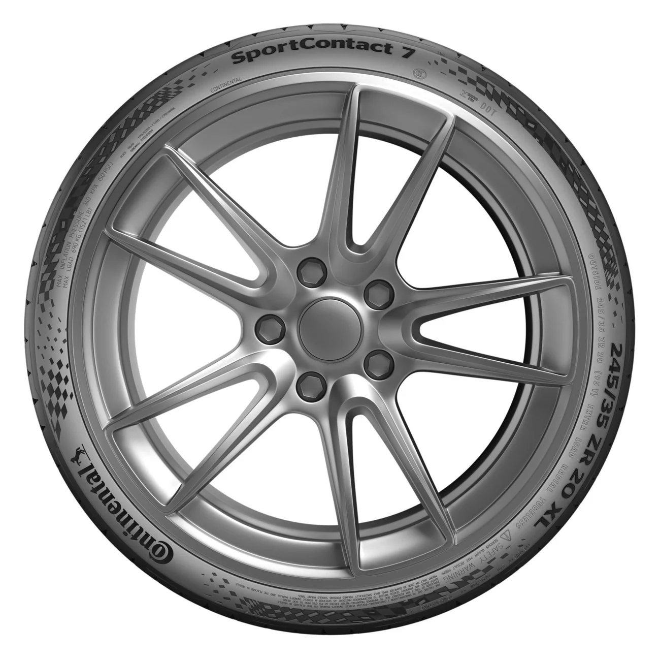 Continental SportContact 7 SC7 Performance Summer Tyre - Image 68
