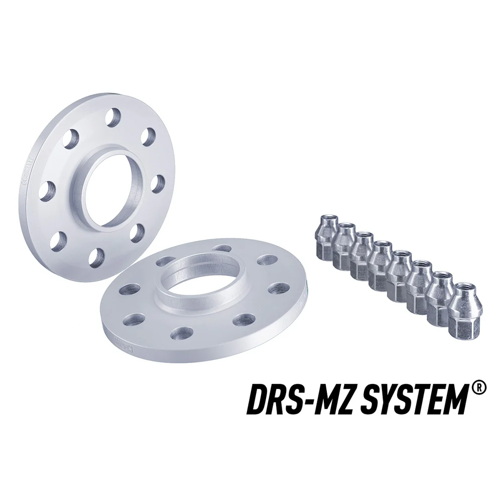 H&R TRAK+ Wheel Spacers Pair 9mm Silver 5x115 70.1mm CB
