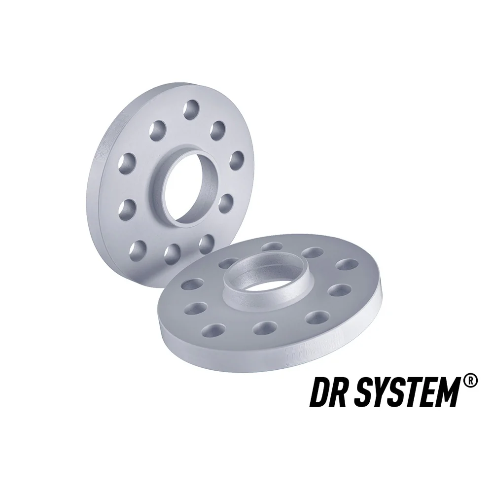 H&R TRAK+ Wheel Spacers Pair 20mm Silver 5x120 72.5mm CB