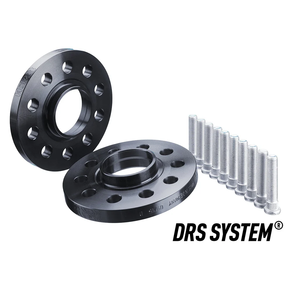 H&R TRAK+ Wheel Spacers Pair 18mm Black 5x120 67mm CB