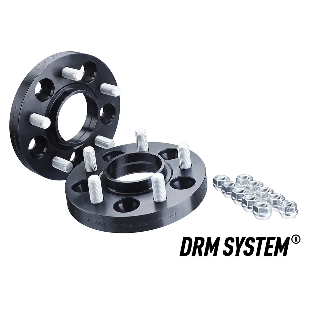 H&R TRAK+ Wheel Spacers Pair 25mm Black 5x130 84mm CB