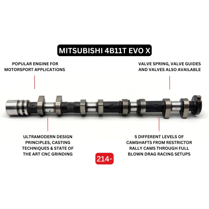 Kelford Cams 264/252 Performance Cams Misubishi 4B11T EVO X - Image 2