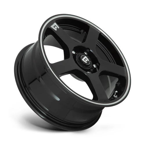 Motegi MR116 FS5 Alloy Wheel 18x8 ET45 5x114/5x120 Gloss Black With Machined Flange 74.1mm CB - Image 2