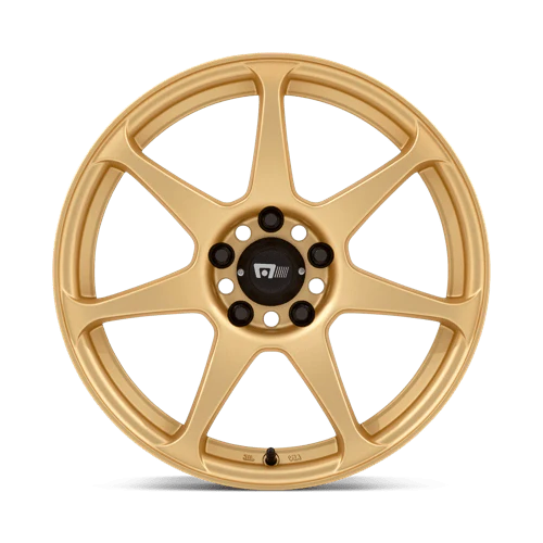 Motegi MR154 BATTLE Alloy Wheel 17x8 ET30 5x112 Gold 66.56mm CB - Image 3