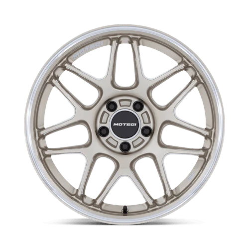Motegi MR158 TSUBAKI Alloy Wheel 18x8.5 ET30 5x100 Motorsport Gold W Machined Lip 56.15mm CB - Image 3