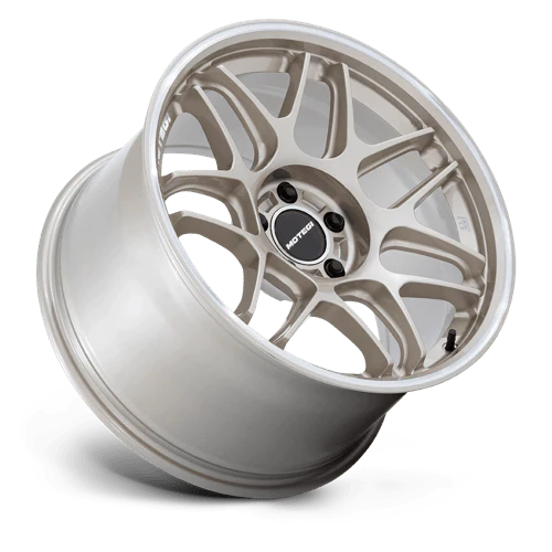 Motegi MR158 TSUBAKI Alloy Wheel 18x9.5 ET35 5x120 Motorsport Gold W Machined Lip 74.1mm CB - Image 2