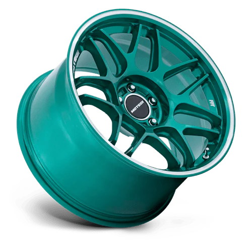 Motegi MR158 TSUBAKI Alloy Wheel 19x8.5 ET25 5x114 Hokkaido Green With Machined Lip 72.56mm CB - Image 2