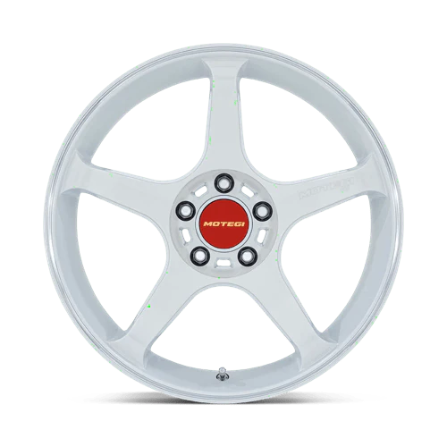 Motegi MR159 BATTLE V Alloy Wheel 17x9.5 ET35 5x114 Matsuri White Pearl Machined Lip 72.56mm CB - Image 3