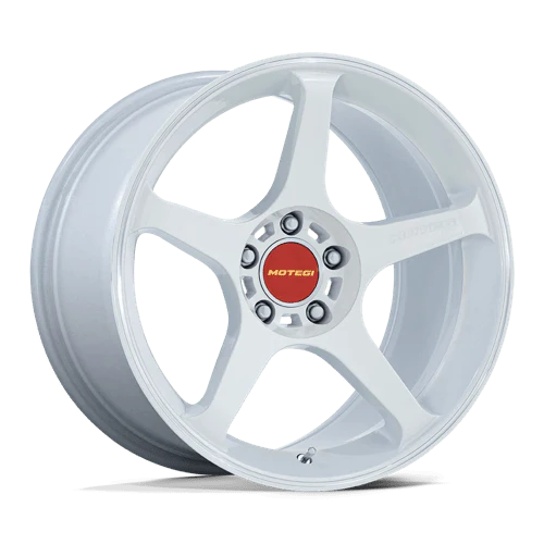 Motegi MR159 BATTLE V Alloy Wheel 18x10.5 ET25 5x114 Matsuri White Pearl Machined Lip 72.56mm CB