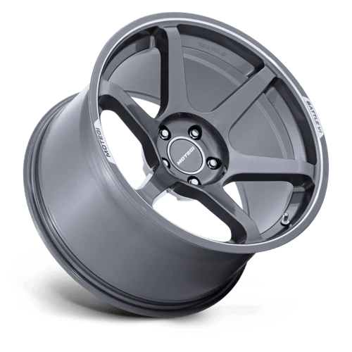 Motegi MR160 BATTLE VI Alloy Wheel 18x8.5 ET22 5x114 Gloss Gunzilla With Machined Lip 72.56mm CB - Image 2