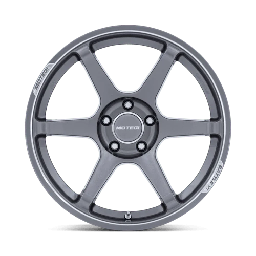 Motegi MR160 BATTLE VI Alloy Wheel 18x9.5 ET40 5x114 Gloss Gunzilla With Machined Lip 72.56mm CB - Image 3