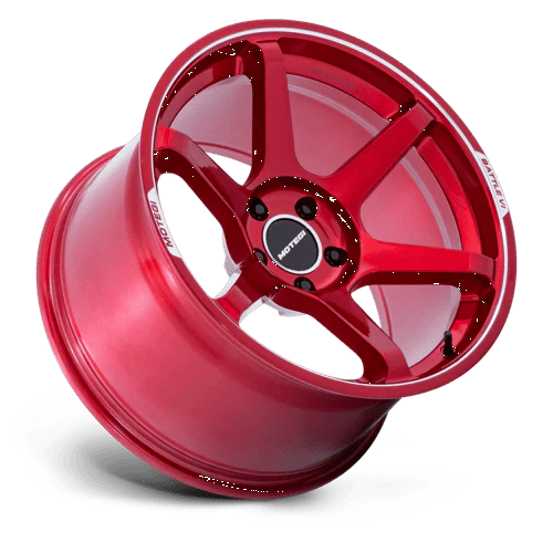 Motegi MR160 BATTLE VI Alloy Wheel 19x9.5 ET20 5x114 Cherry Red Metallic With Mch Lip 72.56mm CB - Image 2