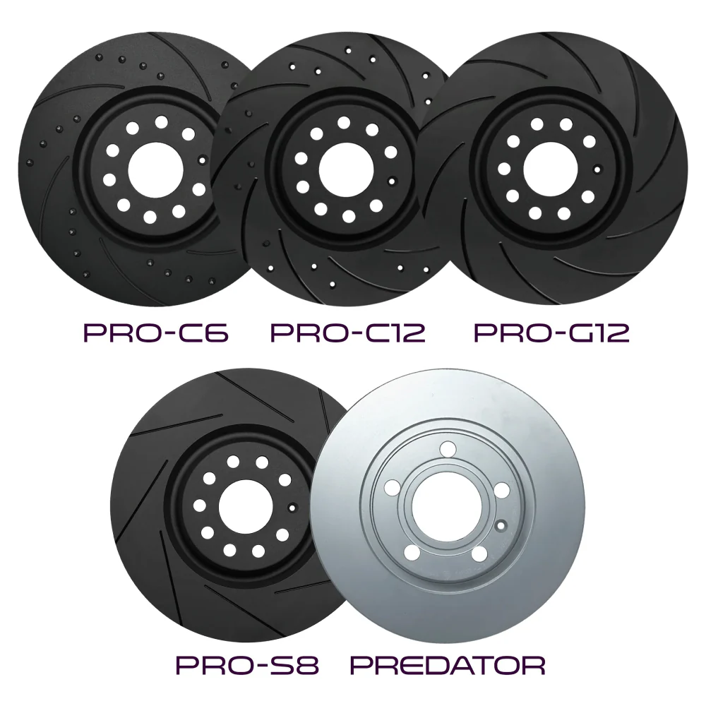 Probite Solid Performance Brake Discs 4x100 280mm - PRPD0268 - Rear Pair