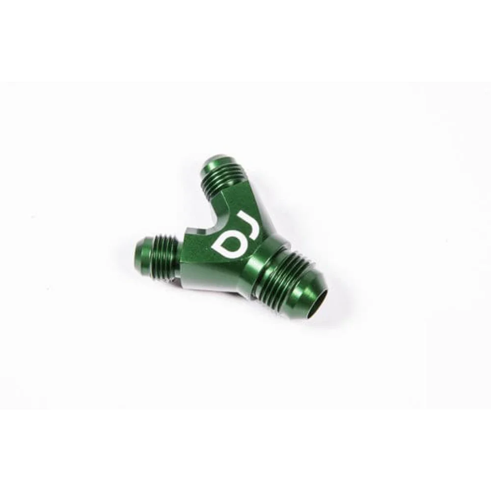 Radium Engineering Dual 6AN to 8AN Y-Adapter Block Fitting