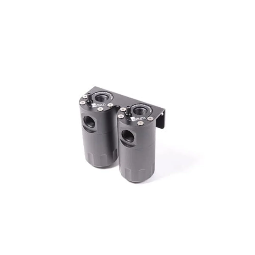 Radium Engineering Dual Universal Catch Can Kit - Fluid Lock
