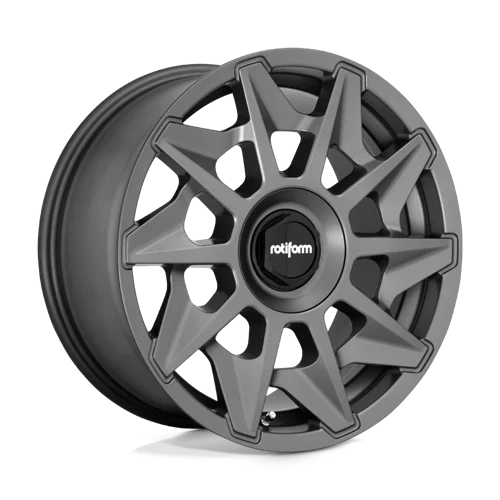 Rotiform R128 CVT Alloy Wheel 19x8.5 ET45 5x112/5x120 Matt Anthracite 72.56mm CB