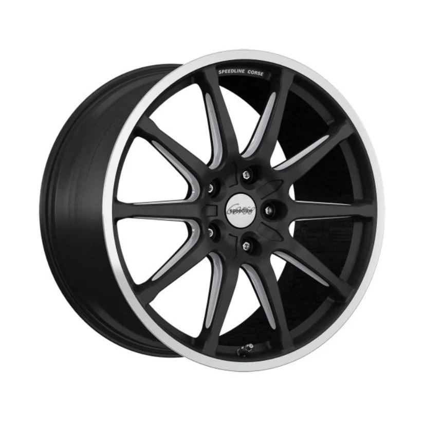 Speedline Corse SC1 Motorismo Alloy Wheel 19x11.5 ET56 5x130 Matt Black Diamond Cut Lip