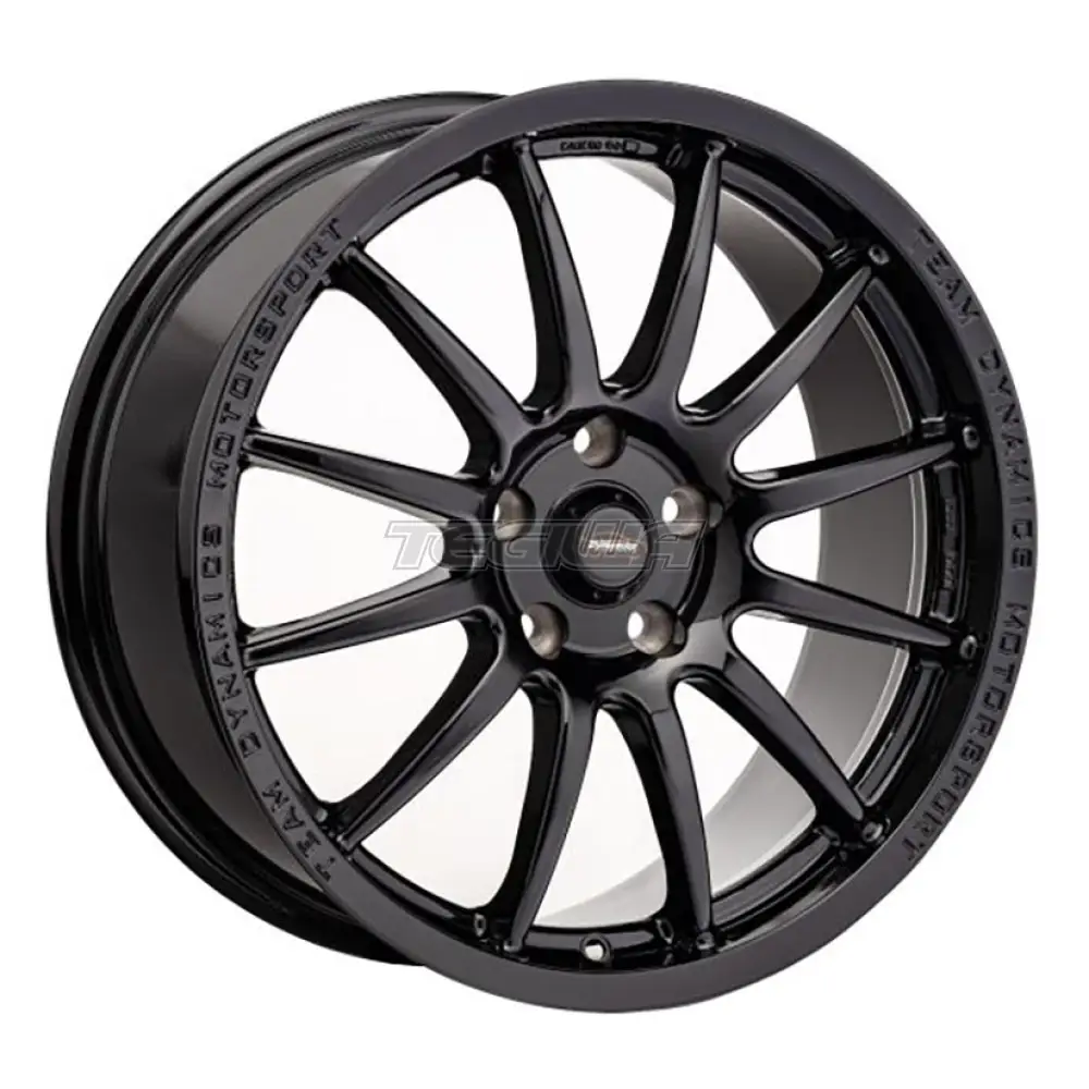 Team Dynamics Pro Race 1.2 Alloy Wheel 17x7 ET38 4x100 Gloss Black 73mm CB