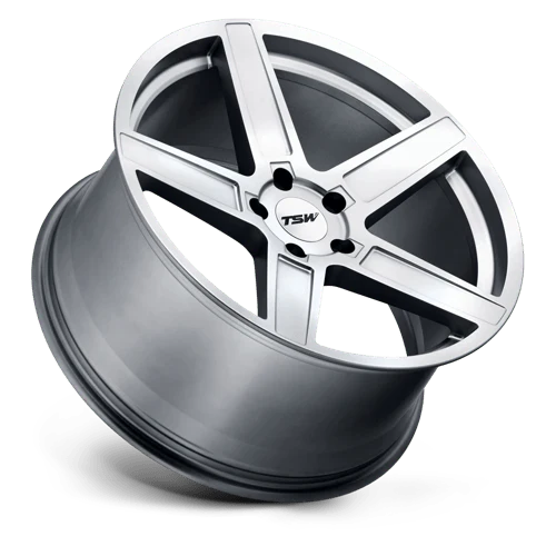 TSW ASCENT Alloy Wheel 20x10 ET40 5x120 Matt Titanium Silver 76.1mm CB - Image 2
