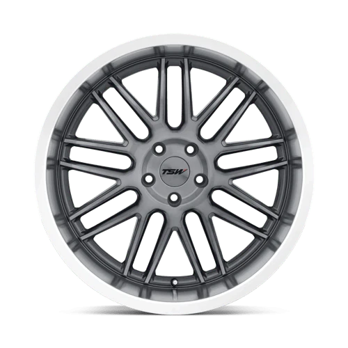 TSW AVALON Alloy Wheel 19x9 ET20 5x114 Gunmetal With Machined Lip 76.1mm CB - Image 3